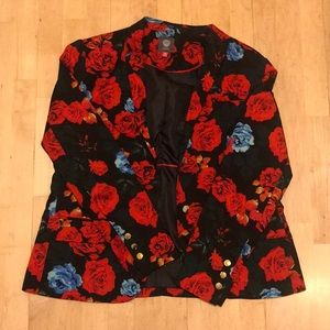 Floral Blazer